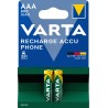 Piles rechargeables VARTA AAA 800 mAh