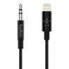 Belkin Câble Lightning vers Jack 3.5 mm Noir - 90 cm