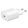 SAMSUNG Adaptateur Secteur USB-C 25W sans câble (Blanc) (Bulk)