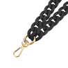 FAIRPLAY Tour de cou Bijoux Maille 120 cm (Noir)