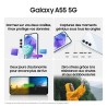 Samsung Galaxy A55 5G Bleu nuit (8 Go / 256 Go) - Performances et Élégance Réunies